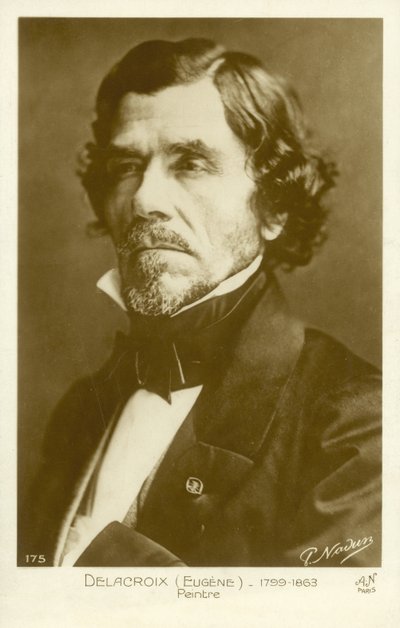 Eugène Delacroix, pittore francese da Nadar